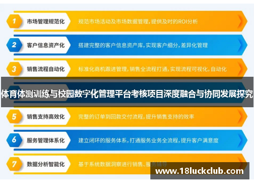 体育体测训练与校园数字化管理平台考核项目深度融合与协同发展探究